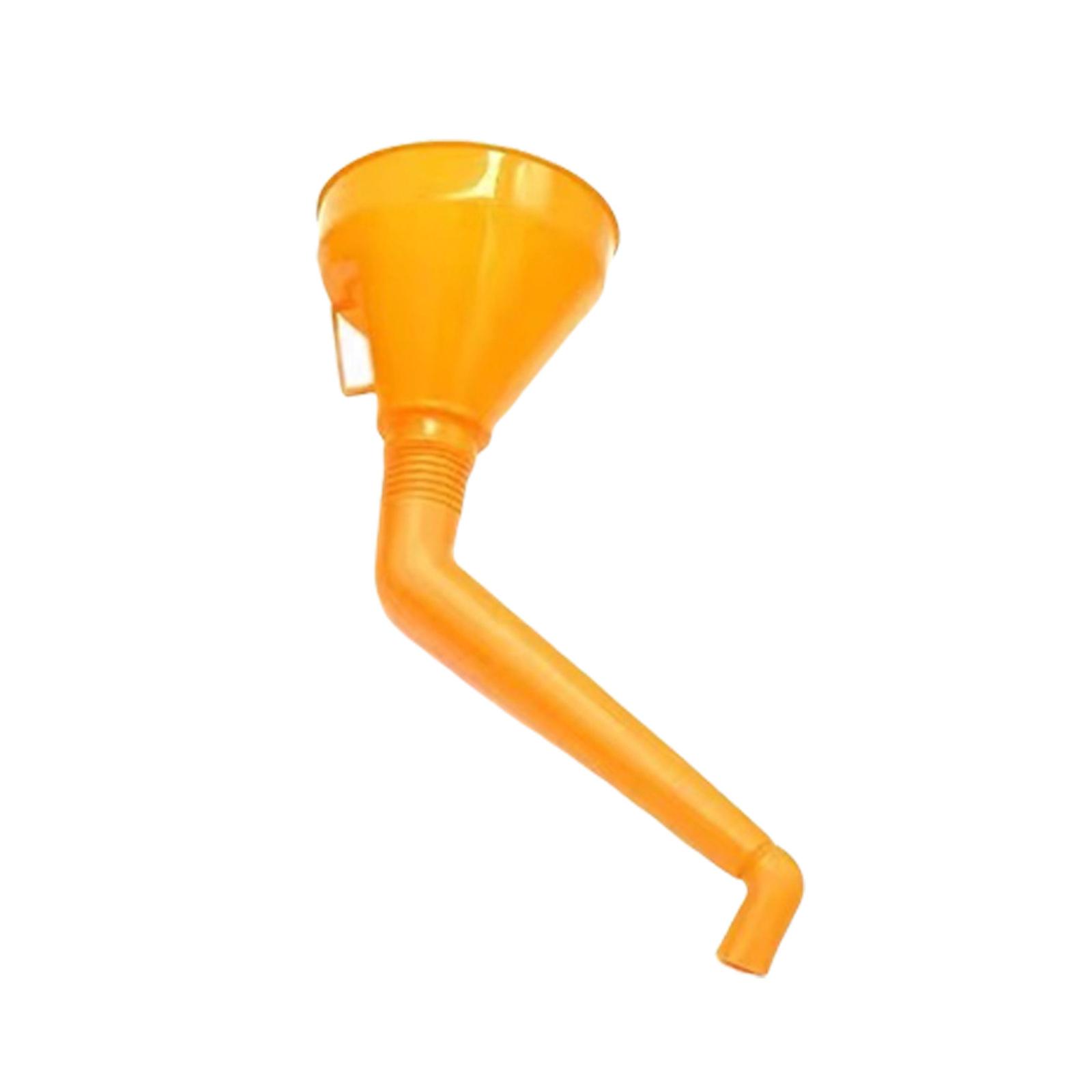 Wide Mouth Funnel with Double Bend Desigs & Filter Multipurpose Funnel for Simple Straining In Cooking & Brewing