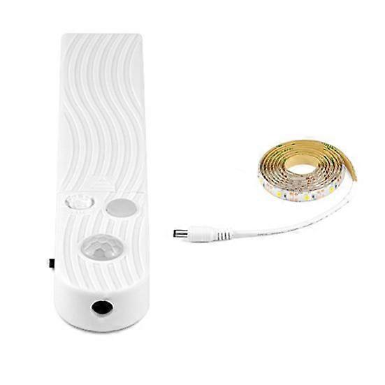LED Light Strip Waterproof Flicker Free Self-Adhesive Easy to Install Auto ON/OFF Infrared Motion Sensor Light Strip