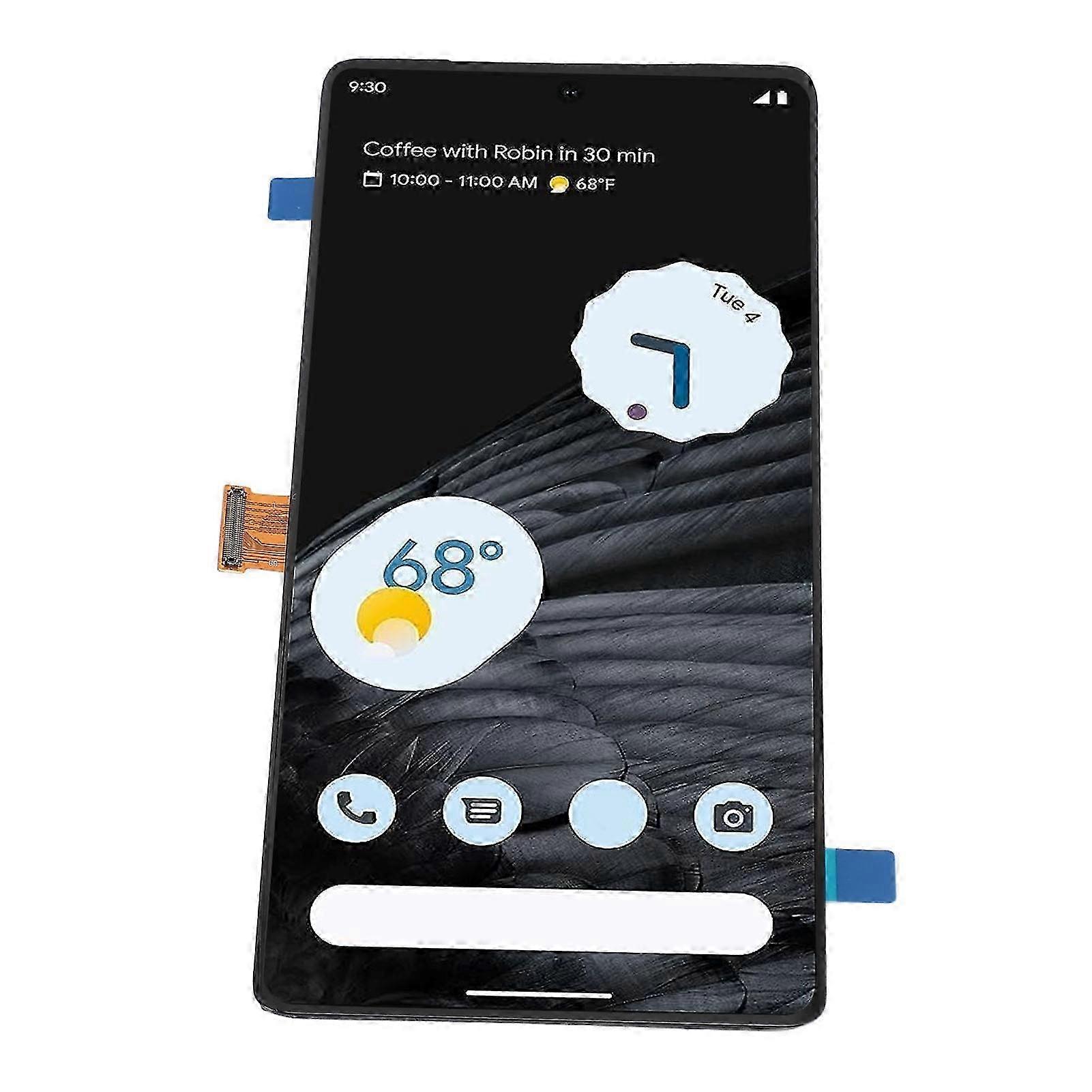 Screen Replacement for Google Pixel 7 Pro 5G - 6.7 Inch OLED Touch Screen Assembly with Repair Tools