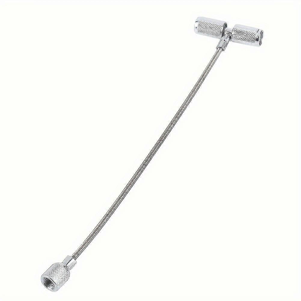 Professional Dual Handle Tire Repair Tool - Durable Metal Construction, Precision Valve Stem Puller/Installer, Essential for Auto Mechanics, Single Un