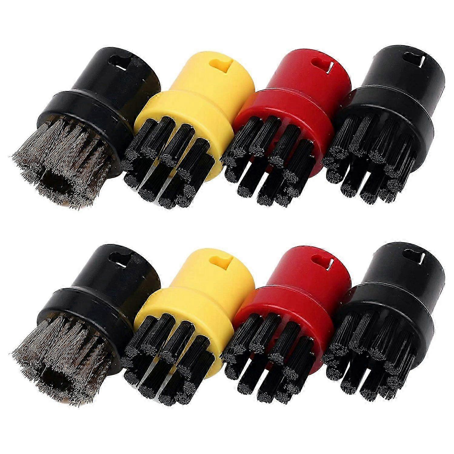 8 قطع نايلون + فرشاة أسلاك نحاسية ، فوهات تنظيف بالبخار لمنظف البخار Karcher SC1 SC2 SC3 SC4 SC5 SC7 CTK1 منظف البخار js