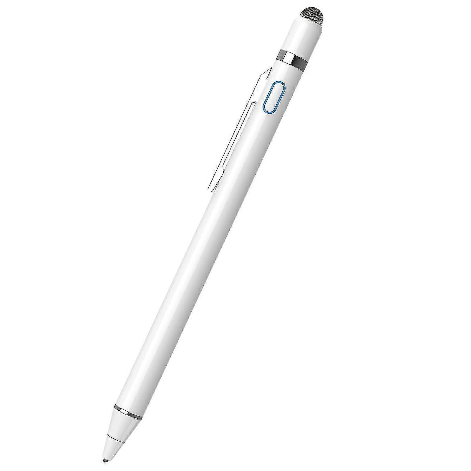 Stylus Rechargeable Digital Pen with Cloth Tip Active Capacitive Pen Stylus for Ios/Android/Phone//