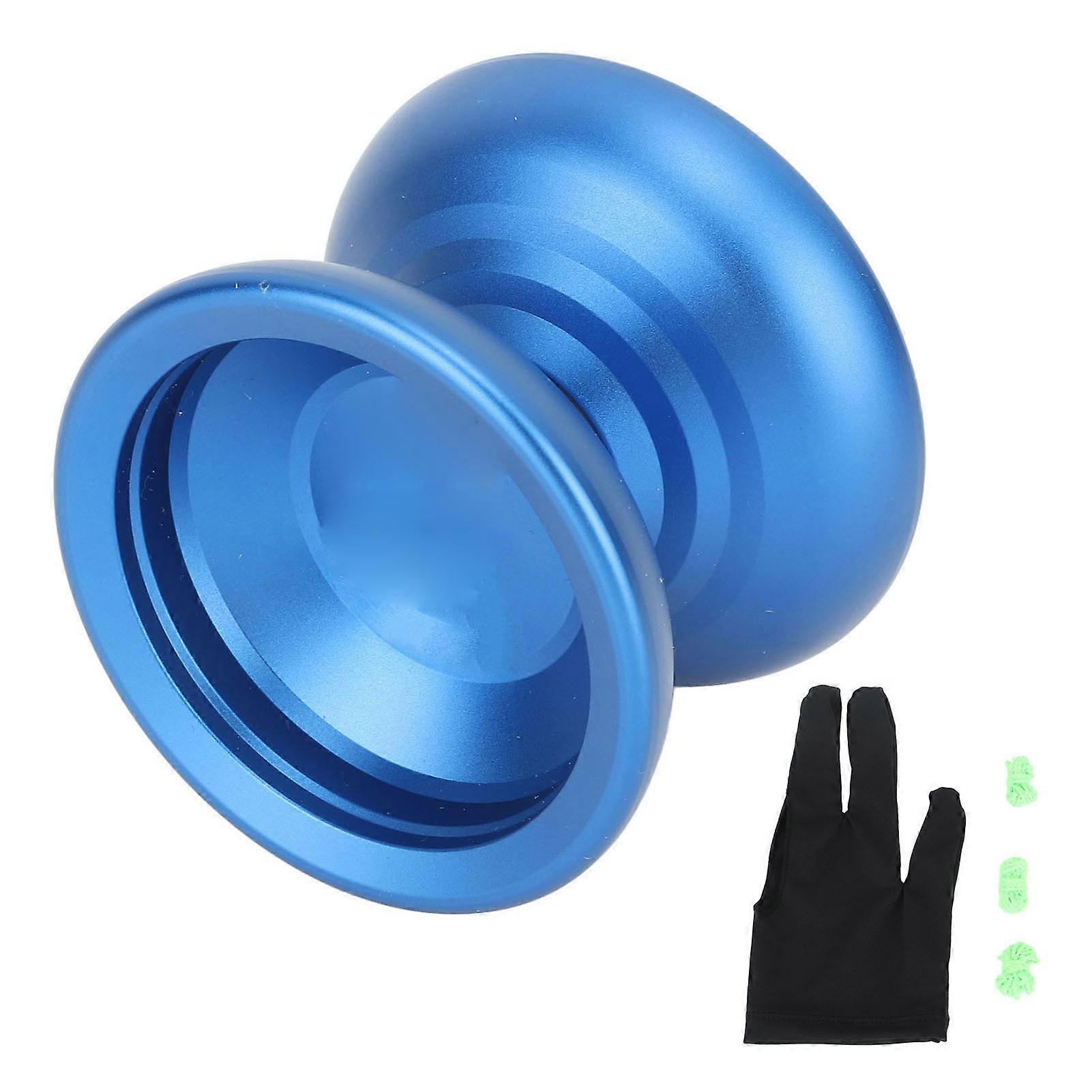 Kids Yoyo Toy Unresponsive Bearing Strong nce Stable Rotation Alloy Yoyo Ball with Glove Strings