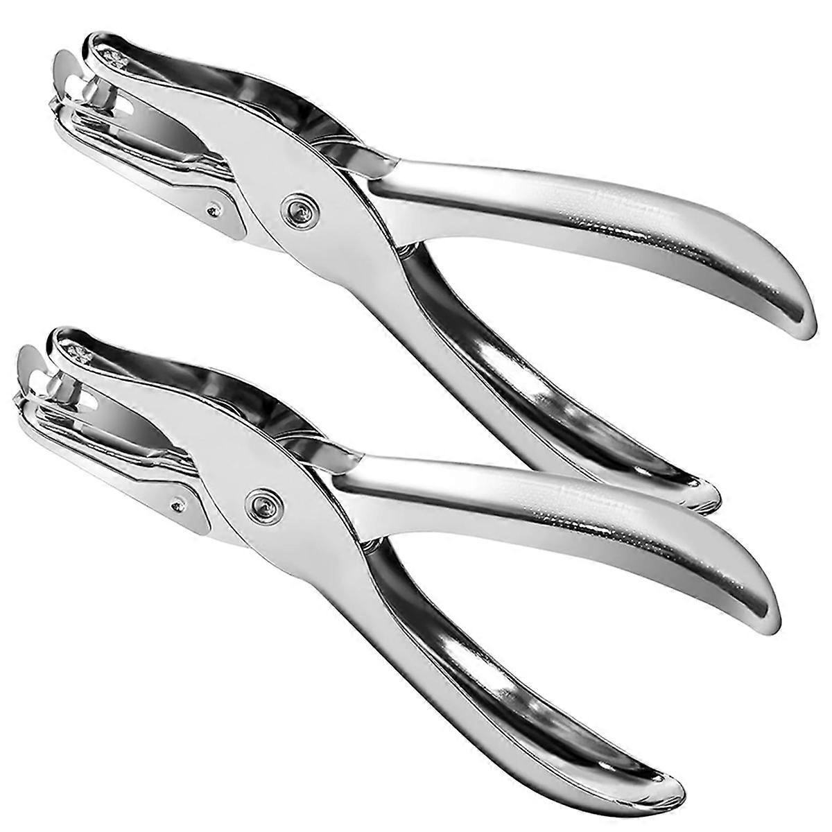 2 Pieces Small Single Hole Punch, 1/4 Inch One Hole Paper Punch