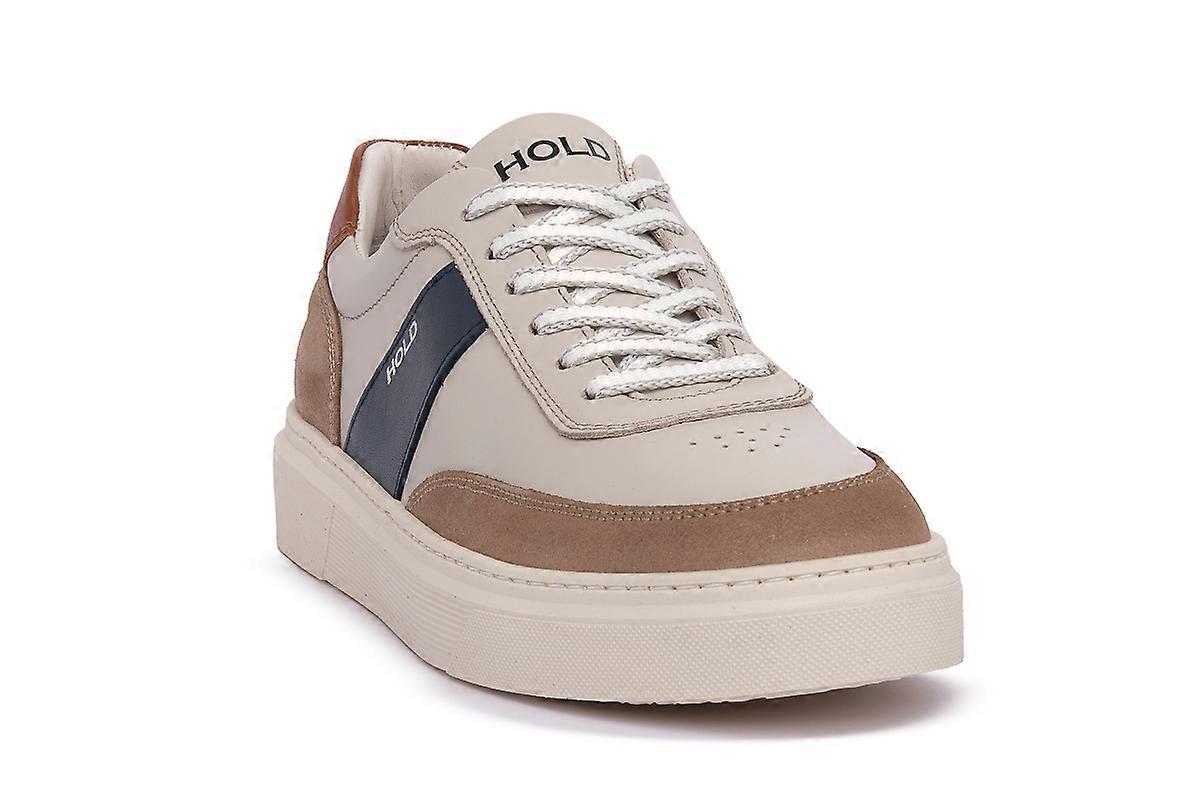 Halten Sie taupe marineblaue Mode-Sneaker
