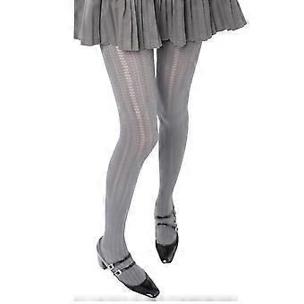 Meia-calça de seda estampada com coração vertical japonês elegante meia-calça de nylon elástica emagrecimento leggings meias para mulheres brancas
