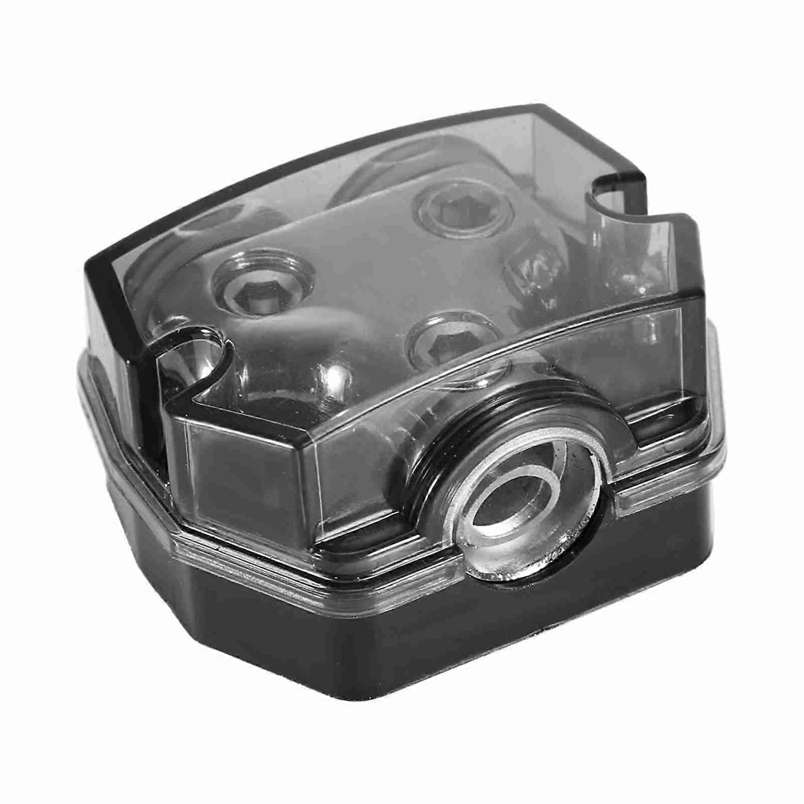 Car Audio Power Distribution Block 1 In 2 Out 0 Gauge Splitter for Amplifier Installation Secure Connection