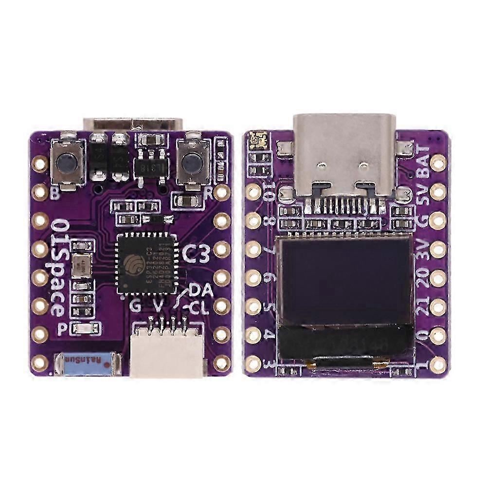 2Pcs ESP32 C3 Development Board with 0.42 Inch LCD Risc-V WiFi Bluetooth for /Microprython