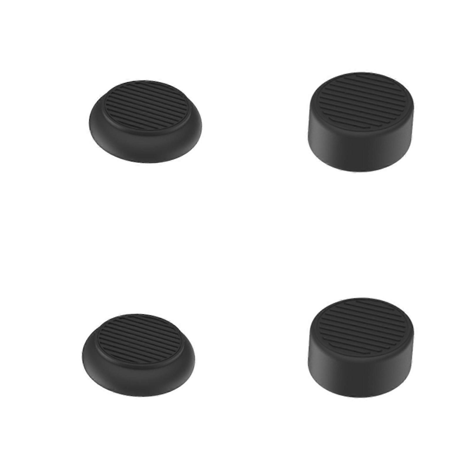 4 Pieces Joystick Controller Thumb Grip Cover Caps For Game Console Handle Stick Grips Cap Set Black