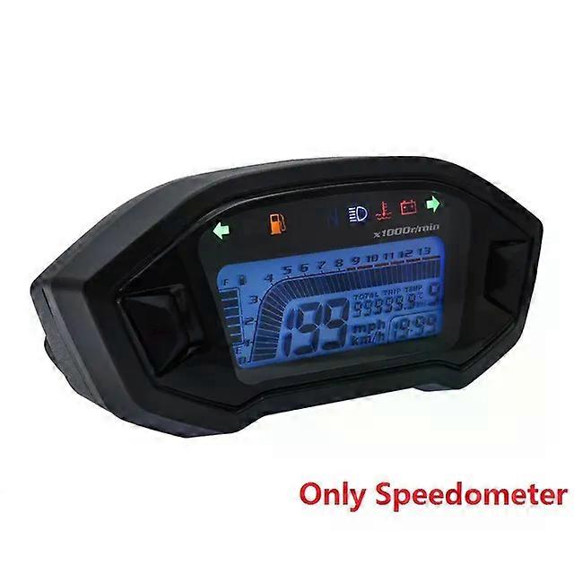 New Digital 13000rpm Speedometer Tachometer For Motorcycle 2-4 Cylinders 7 Colors Backlight Speed Meter Tacho Gauge Odometer
