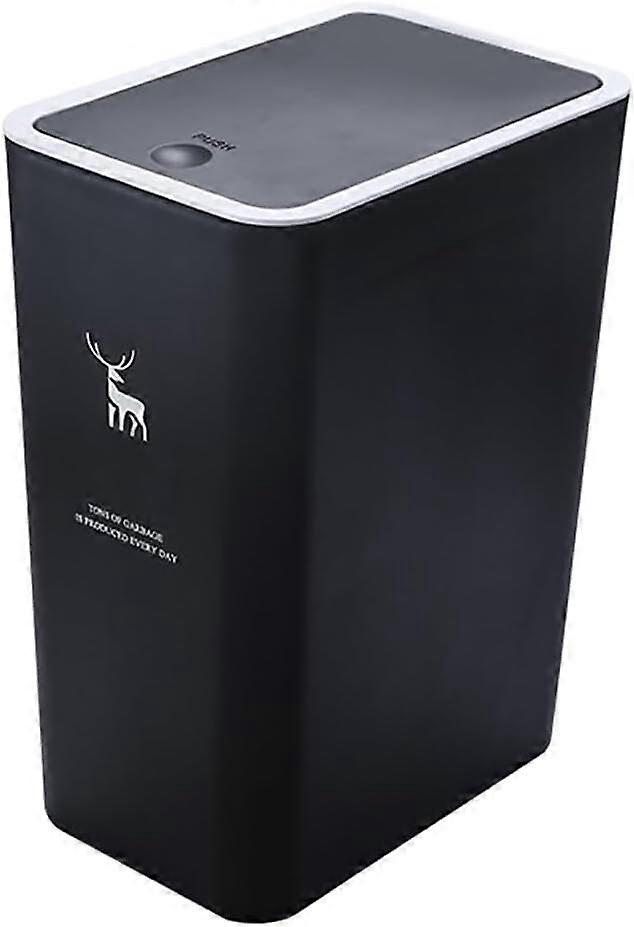 Modern Narrow Trash Can For Kitchen Waste Disposal, Compact Size, Slim Profile, Kitchen Trash Bin