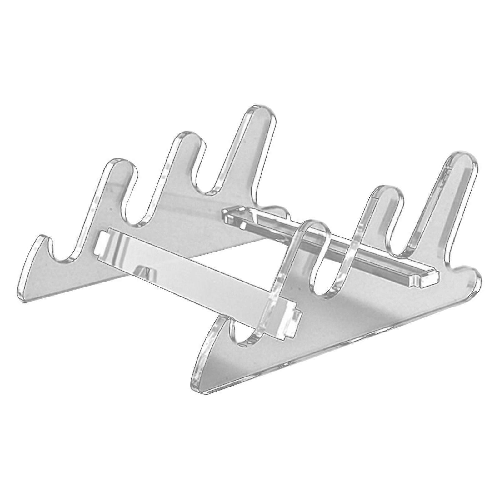Household Keyboard Acrylic Holder Durable Anti Deformed Display Shelf 3 Slots