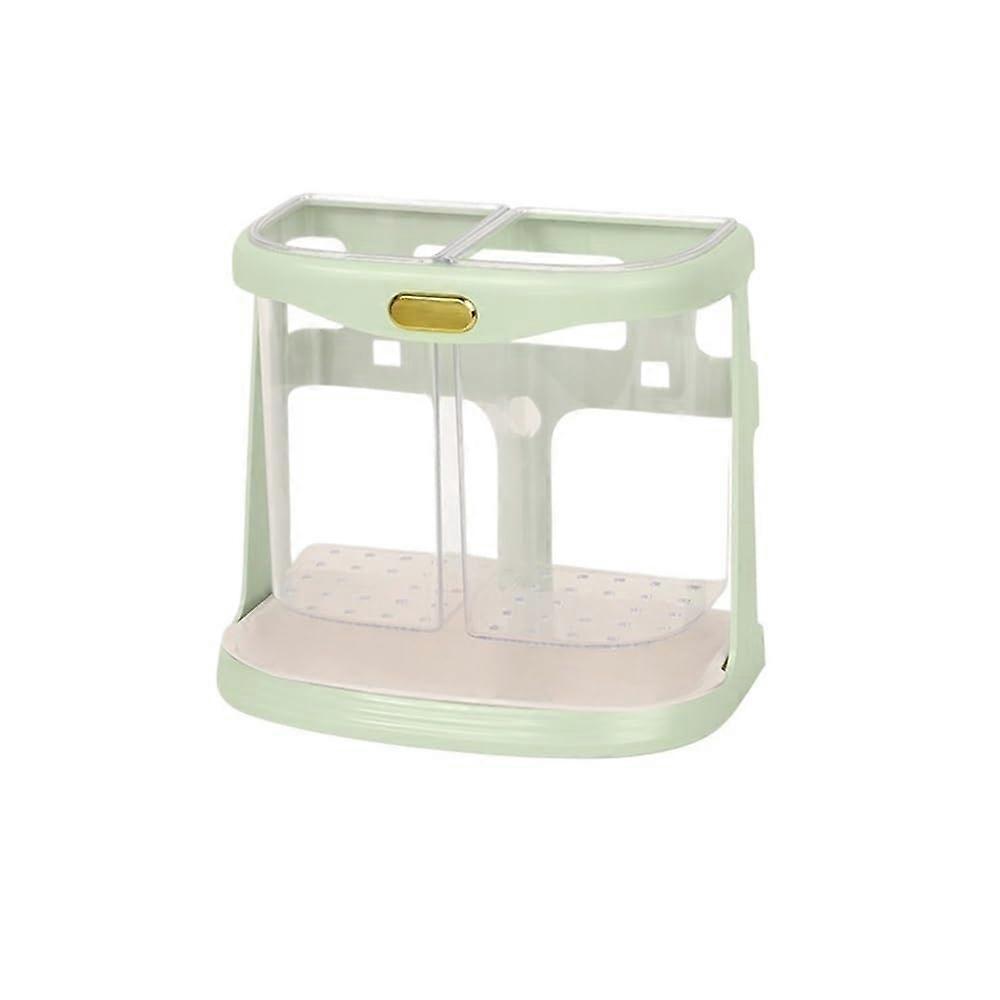 Light Green Utensil Holder for Kitchen Counter Table Countertop