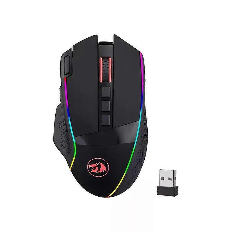 Redragon M991 Wireless Gaming Mouse, 19000 DPI Wired/Wireless Gamer Mouse w/Rapid Fire Key RGB Backlight