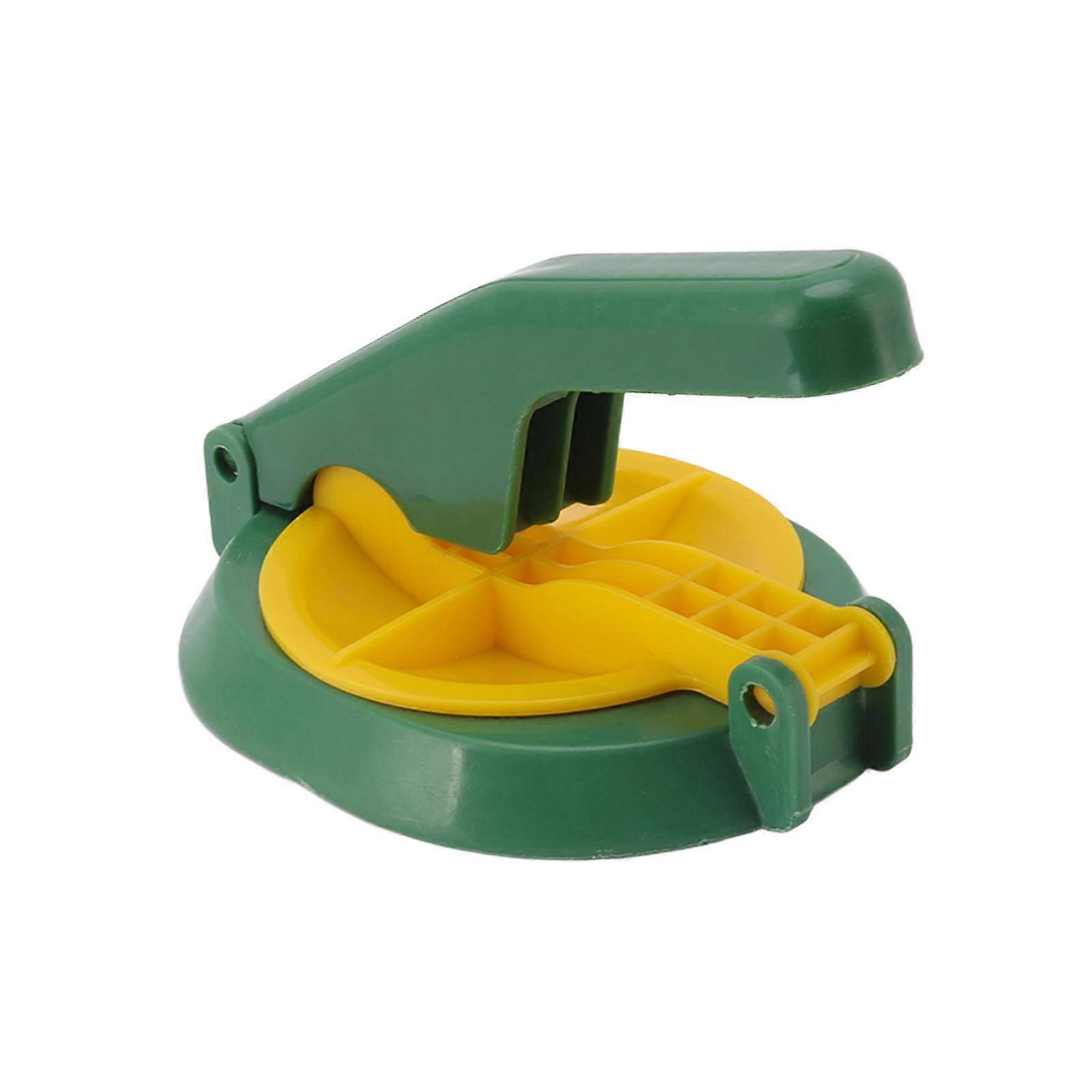 Dumpling Wrapper Maker Food Grade PP Nonslip Design Easy Operation Dough Press Tool for Dumpling Hoecake Pancake
