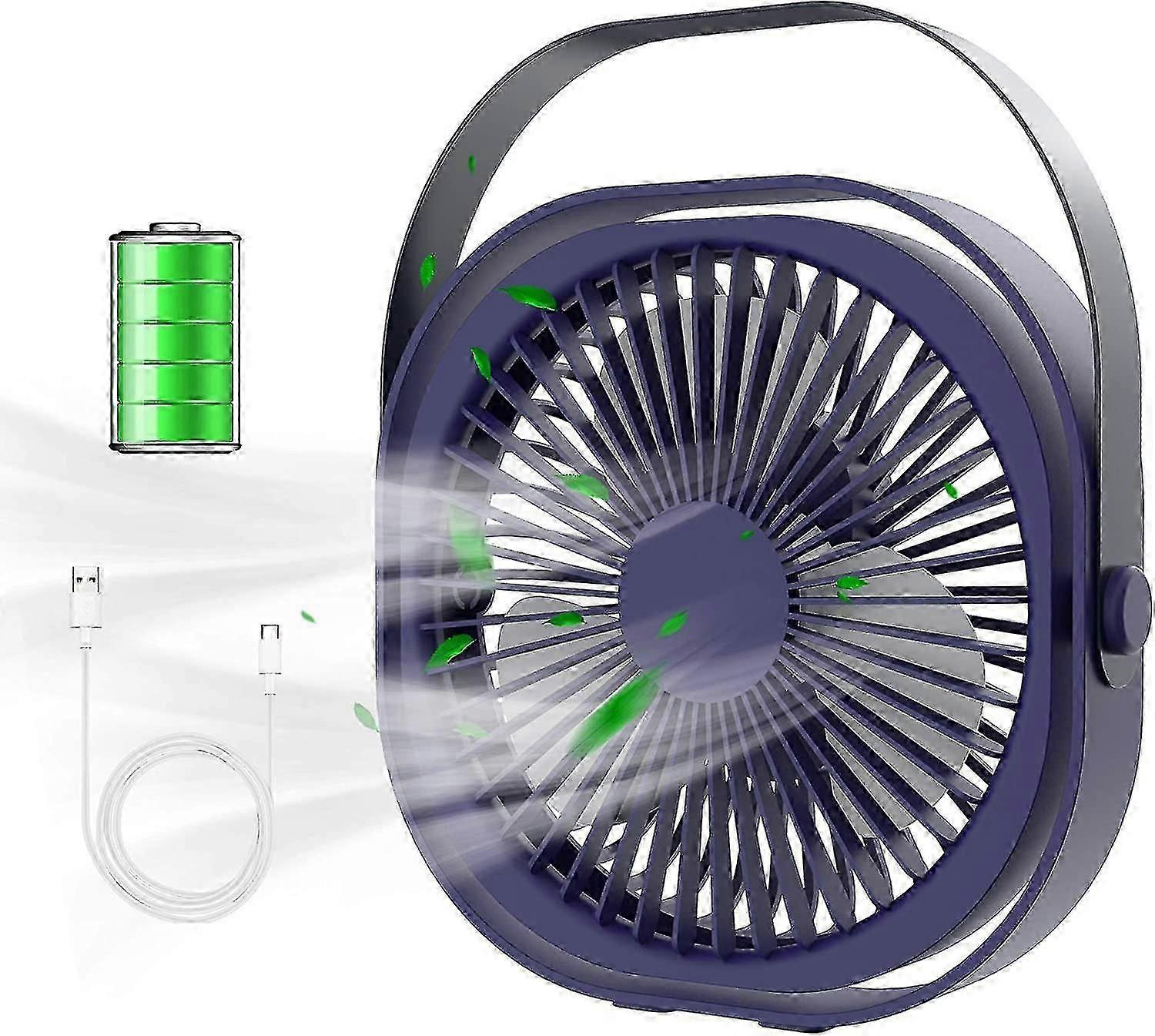 USB Rechargeable Mini Fan 3 Speed