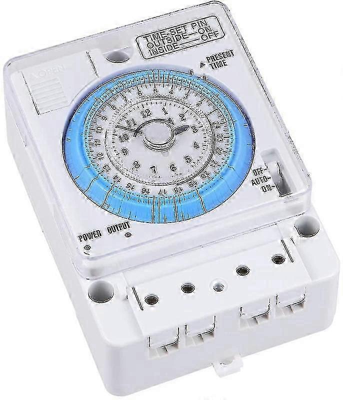 Mechanical Timer, 12VAC/ DC Time Control Switch Kitchen Timer Portable Precise Timer Time Control Switch for Outdoor