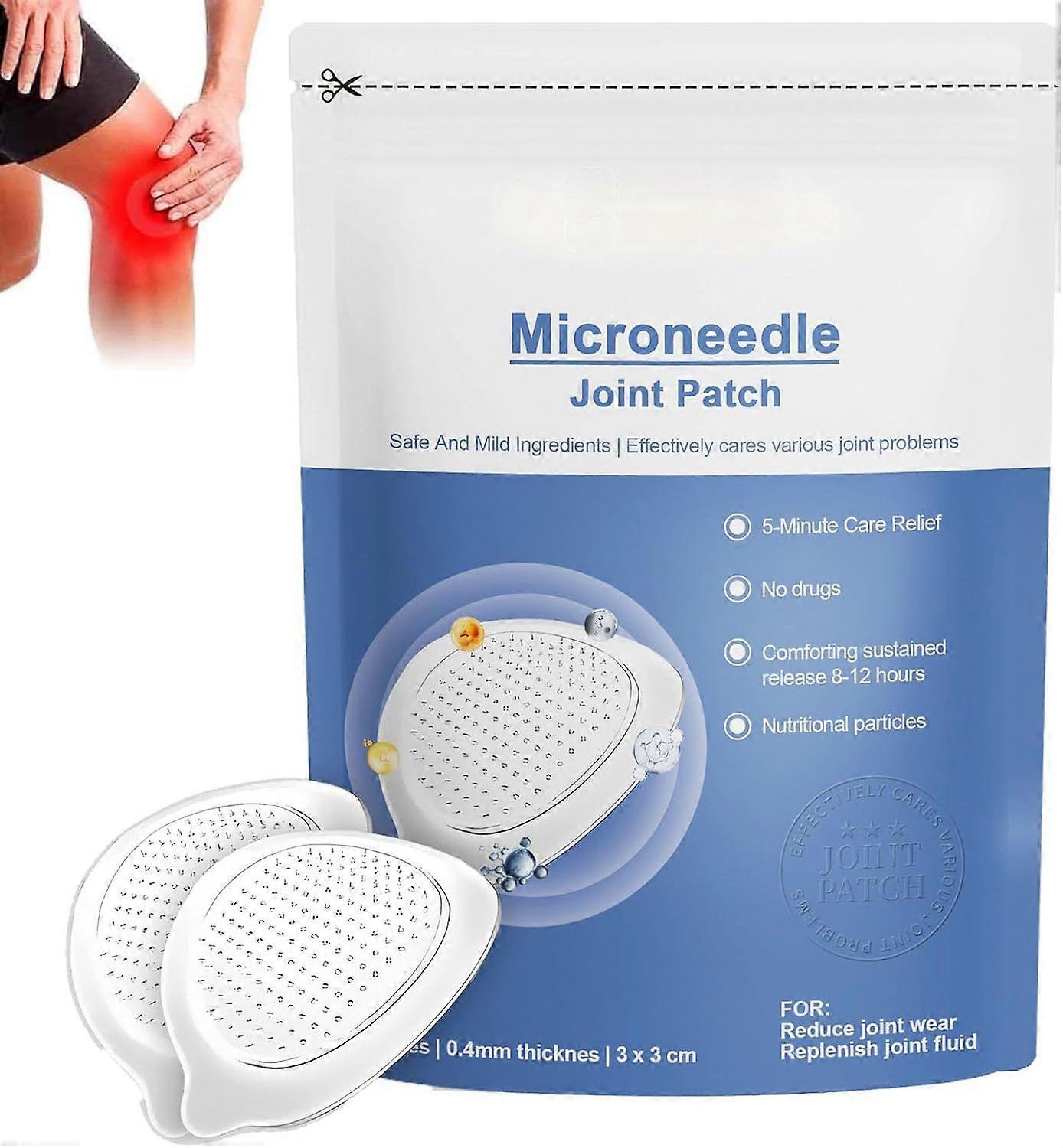 Nano-Microneedle Joint Patch, Nano Microneedle Patch for Joint Pain, Joint Patches, Natural Herbal Patches, Muscle Soreness in Knee, Neck, Shoulder