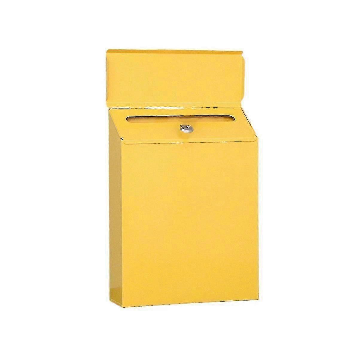 1pcs Mailbox With Lock Wall Hanging Key Hanging Box Is Suitable For Small Mailbox Letters With Iron
