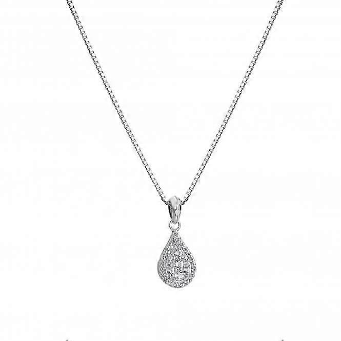 Işıltılı Beyaz Topaz Kolye DP913
