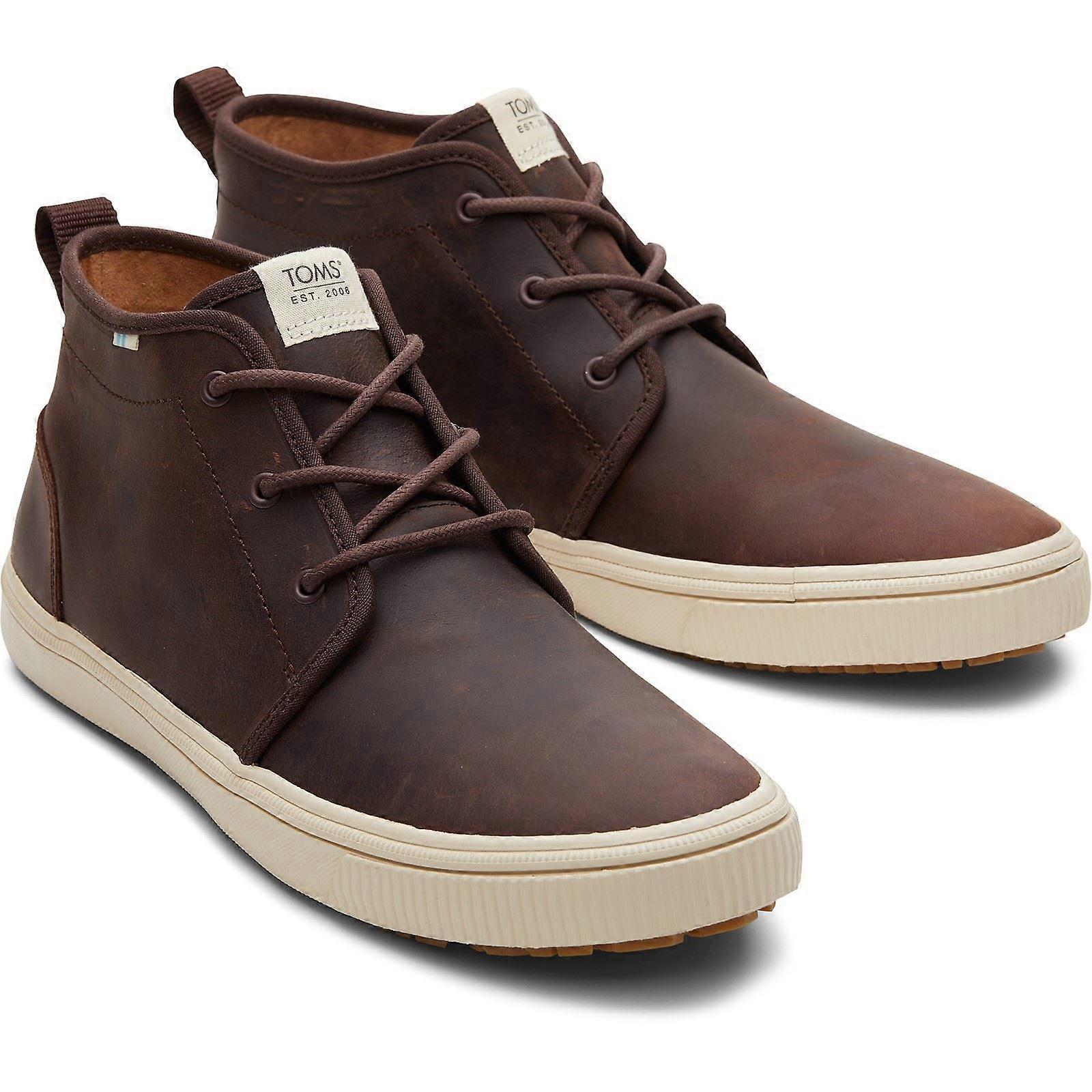 TOMS Carlo Mid Terrain Brown 100% Cow Leather Sports
