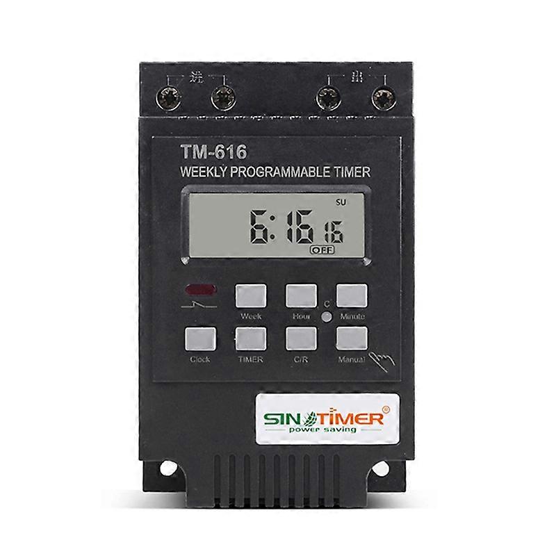 TM616B-4 Time Control Switch Intelligent Switch Timer Street Light Power Timing Switch 30A