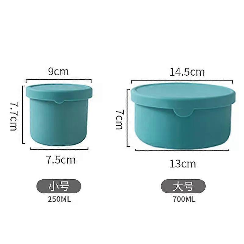 Silicone Food Storage Container with Lids Reusable Airtight Lunch Bento Boxes for Adults Kids Freezer Camping Snack Container