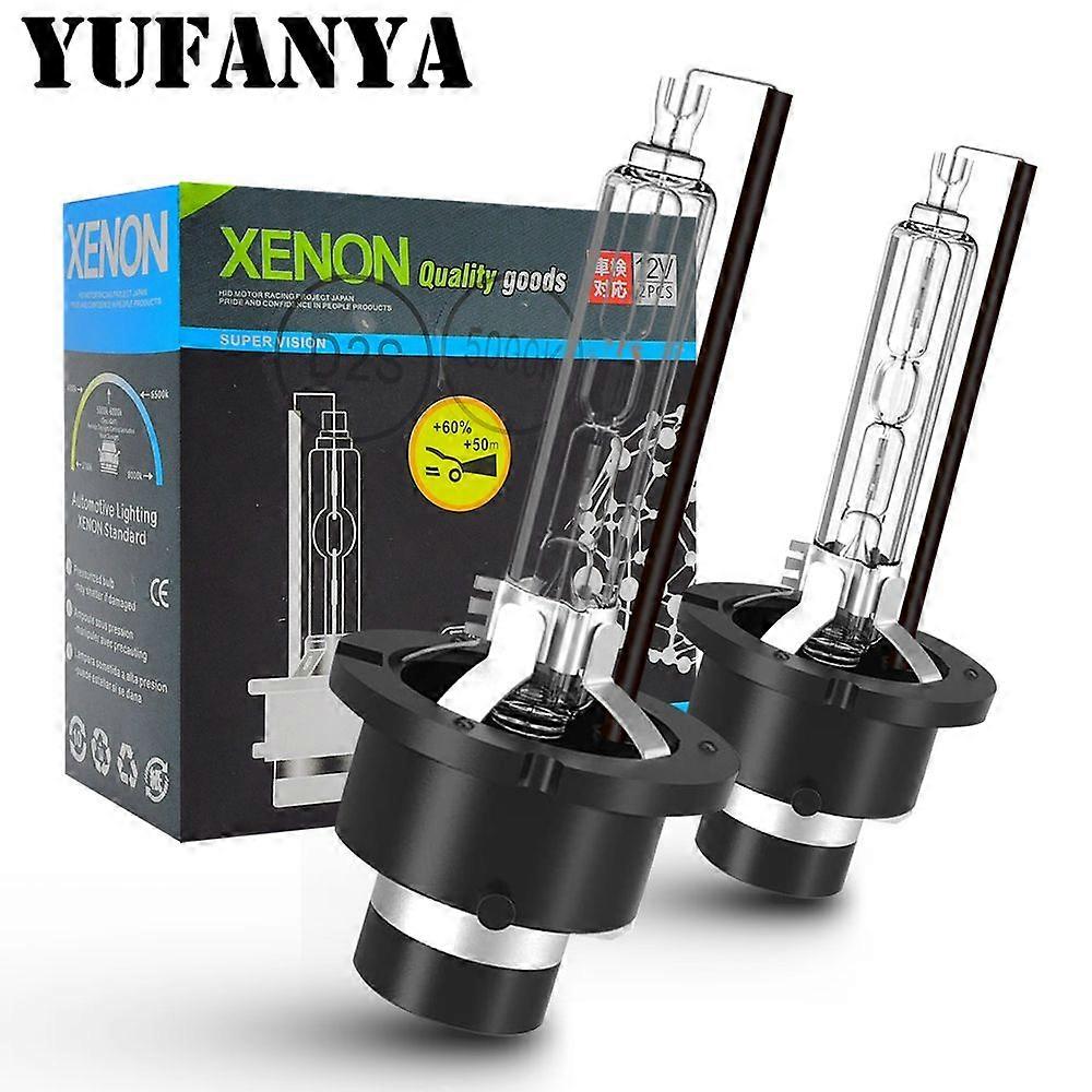 2 Peças carro xenon luz 35W D1S D2S D2R D3S D4S Hid Bulb Head 4300K 6000k 8000k 10000K cor para motocicleta lâmpada de substituição