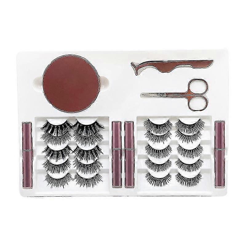Podwójne rzęsy magnetyczne Natural Half Lash Zaktualizowane 3d Fałszywe rzęsy