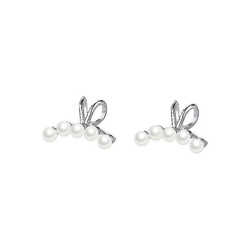 Ear Bone Clips, Silver