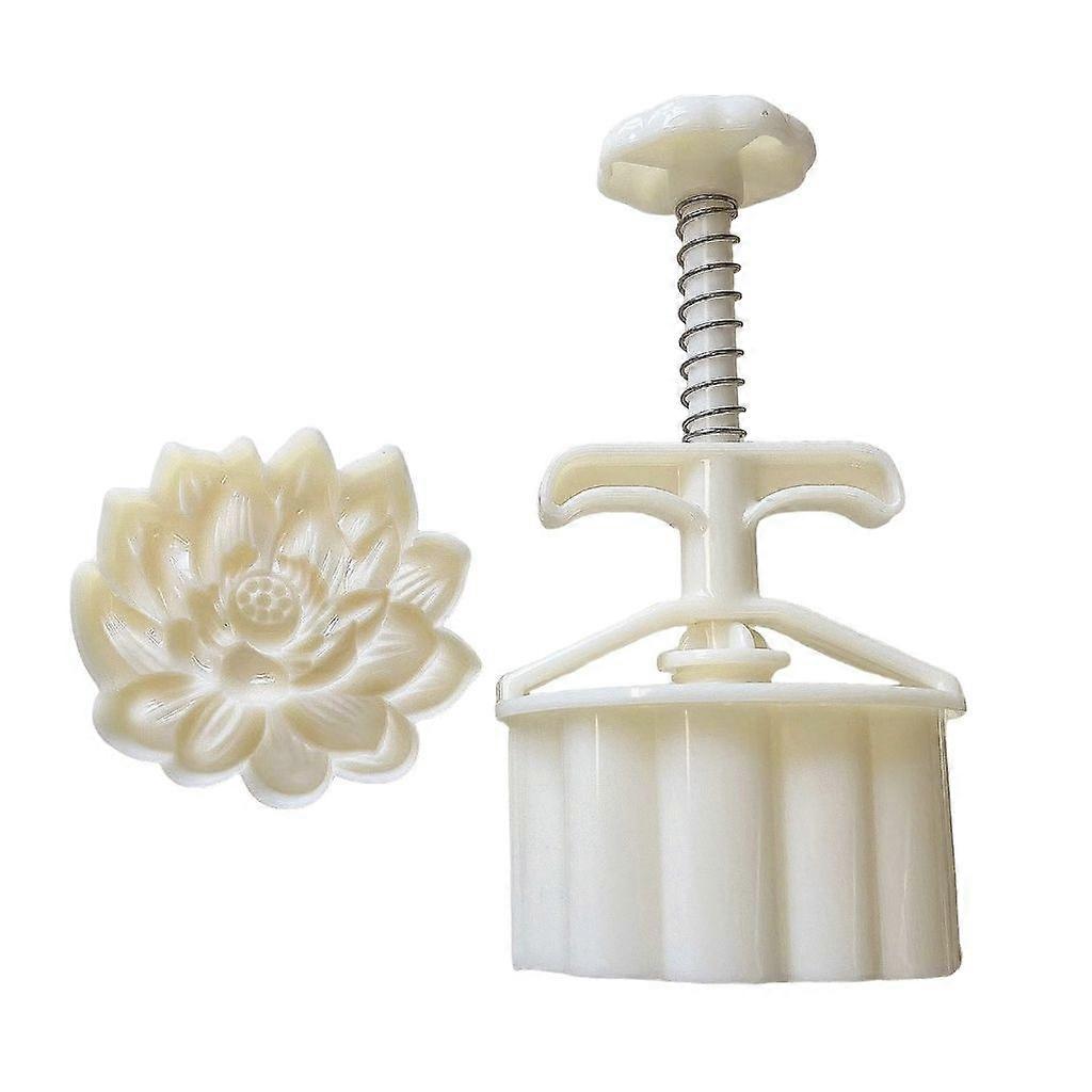 unbrand DIY Mooncakes Crafting Mould 150g Tampon Fleur pour Délices Pâtissiers Faits Main