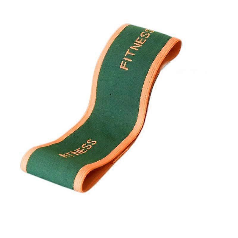 Leg and Glute Resistance Band, Non-Slip and Rolling Elastic Workout Bootstrap for Squat Glutes (Van Gogh Green 120lbs M)