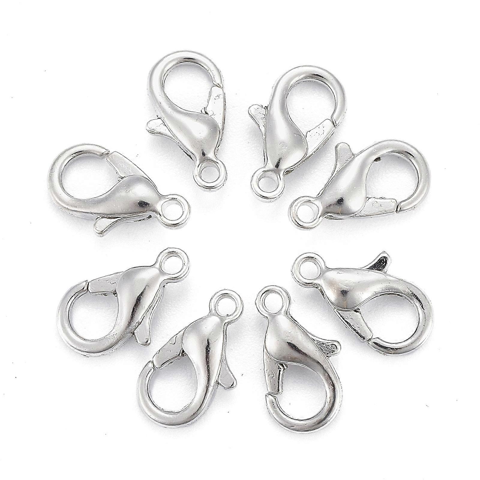 1000pcs Zinc Alloy Lobster Claw Clasps Parrot Trigger Clasps Jewelry Findings