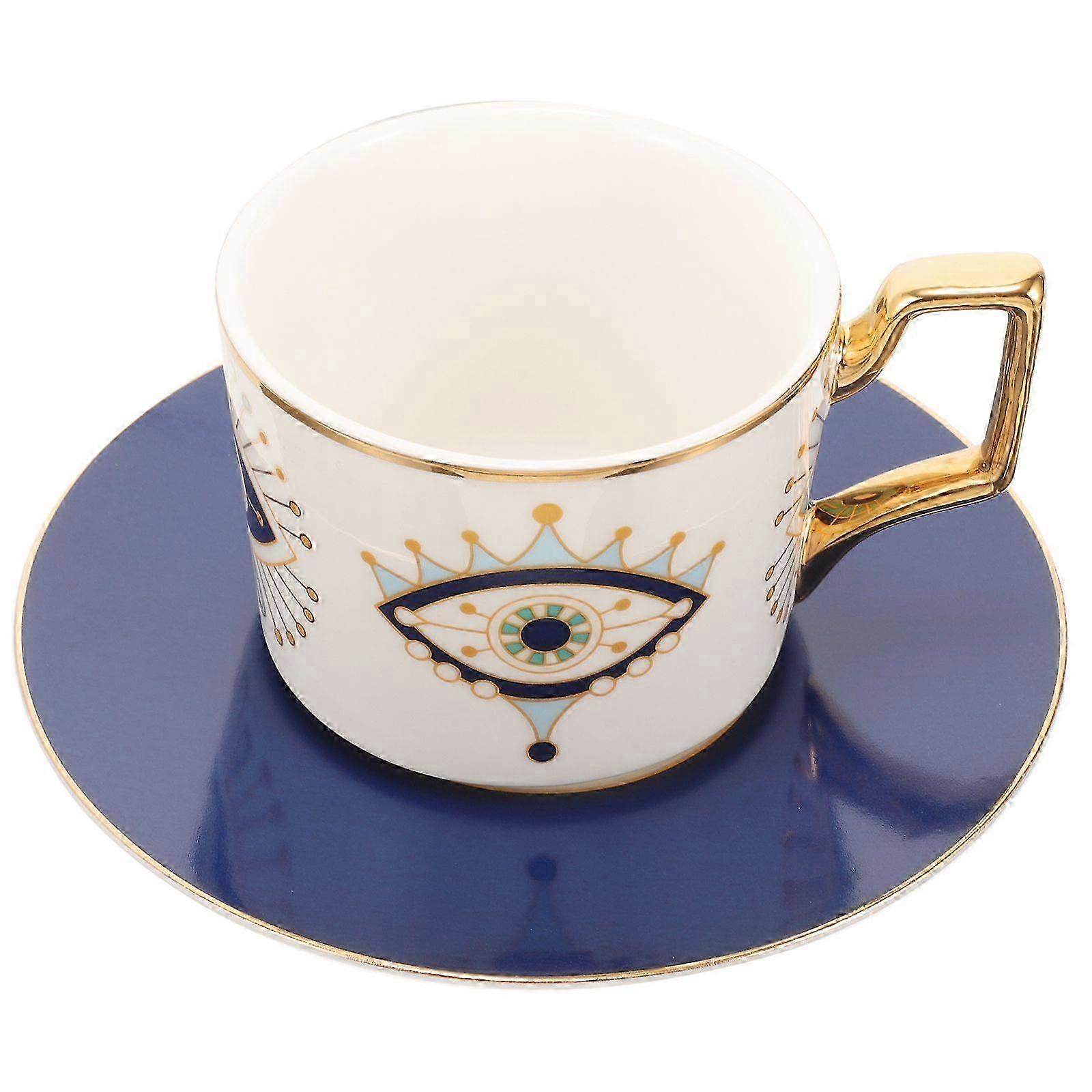 Evil Ceramic Coffee Cup Set Eye Pattern