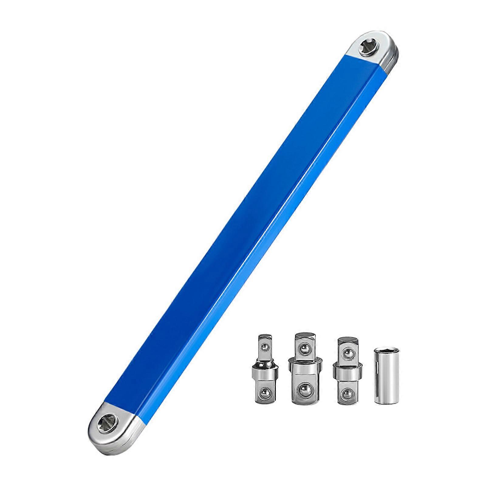 Ratchet Torque Extension Wrench Multipurpose Wrench Multifunctional Offset Extension Wrench with Adapter