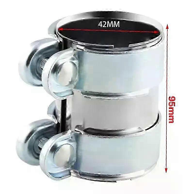 Inlet 42 45 50 55 60 65 70 76 Mm Stainless Steel Exhaust Clamp Exhaust Tube Pipe Connector Joiner Sleeve Clamp Kit Tool