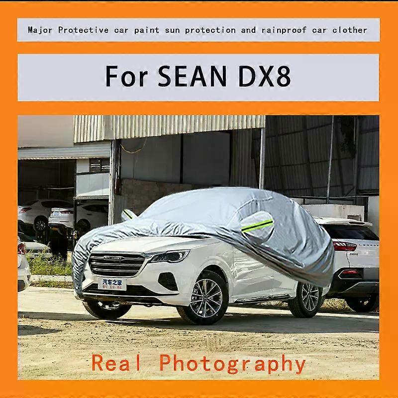 עבור SEAN DX8 כיסוי גשם כפור שלג אבק עמיד למים הגנה חיצונית מגן רכב כיסויים אנטי UV חיצוני שמש רפלקטיבי