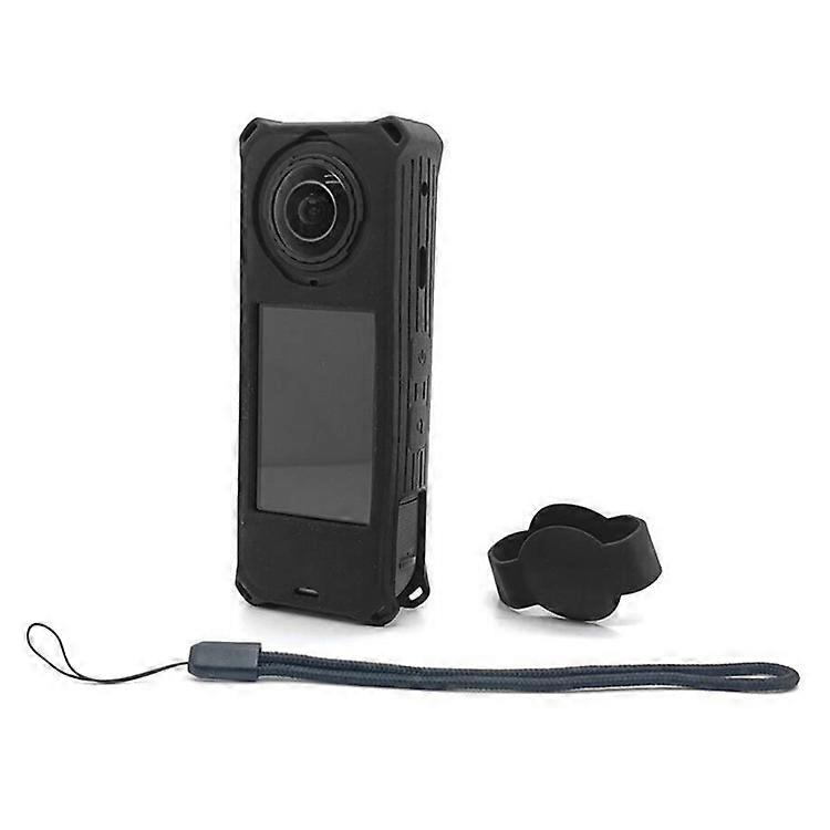 Compatible For Insta360 X5 Panoramic Camera Silicone Protective Case Shockproof Anti Scratch Dust Cover