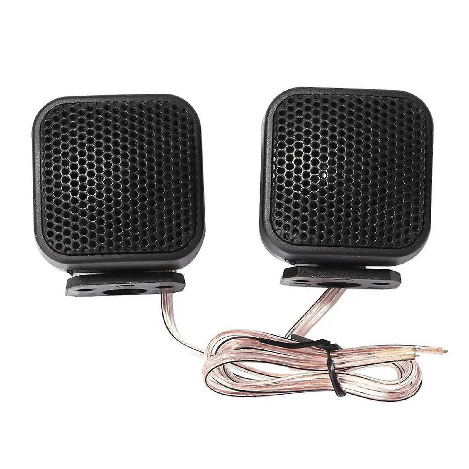 2pcs Portable Car Speakers Universal Sound Tweeter TP-004A Universal Tweeter Built-in Crossover-For All Car Audio System