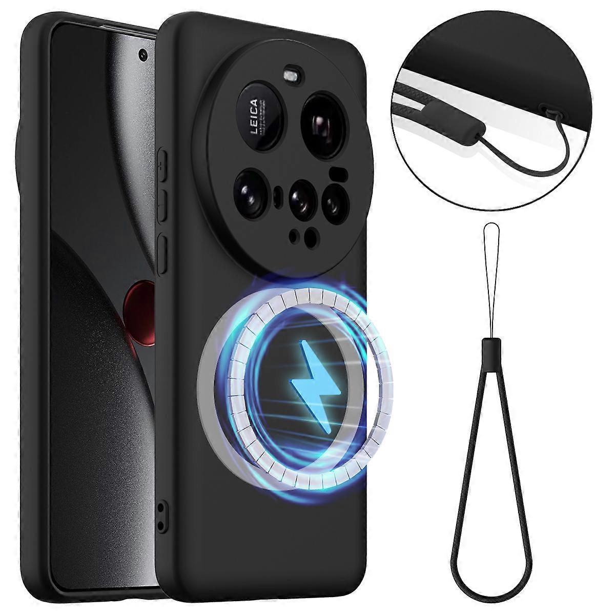 Compatible For Xiaomi 15 Ultra Case Compatible with MagSafe Anti-Drop Liquid Silicone Phone Cover