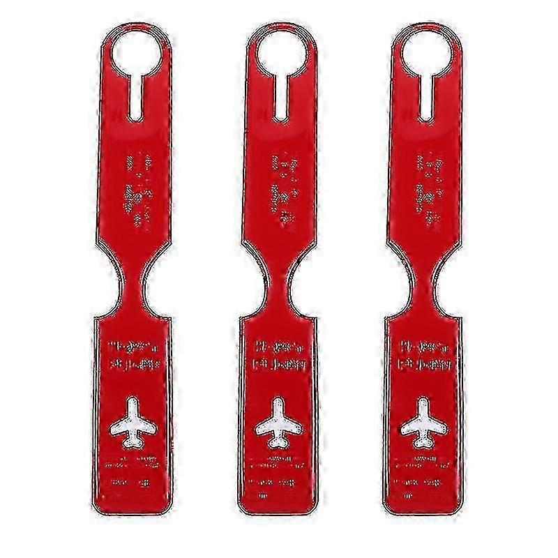 3pcs Gepäckanhänger