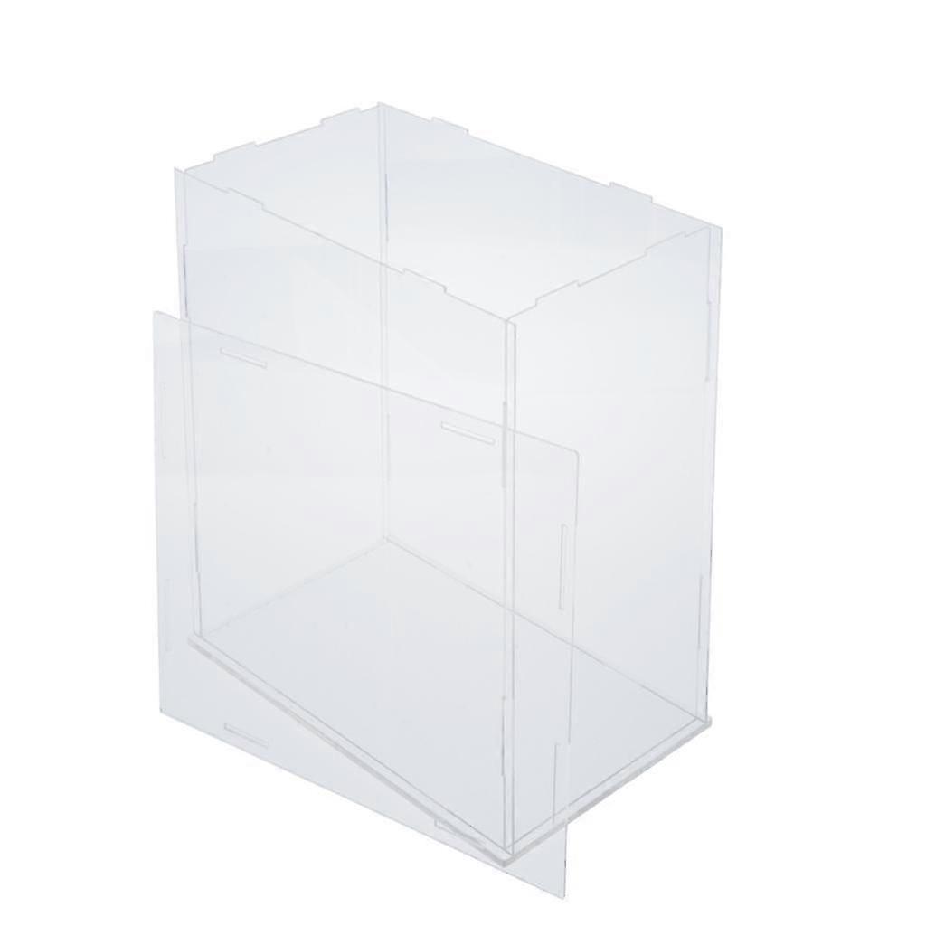 Clear Acrylic Toy Display Show Case Dustproof Box Protect Tool Transparent