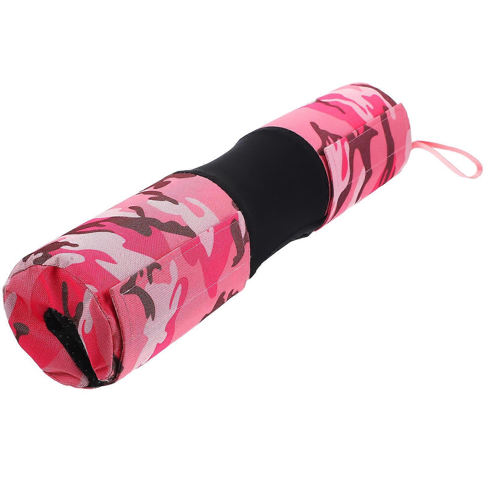 Exercise Barbell Cushion for Safe Workouts, Lightweight Design, Prevents Rolling