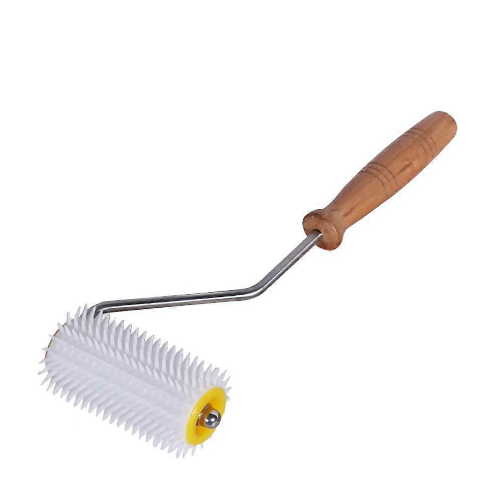 Durable Uncapping Needle Roller with Plastic Prongs for Effortless Propolis Collection
