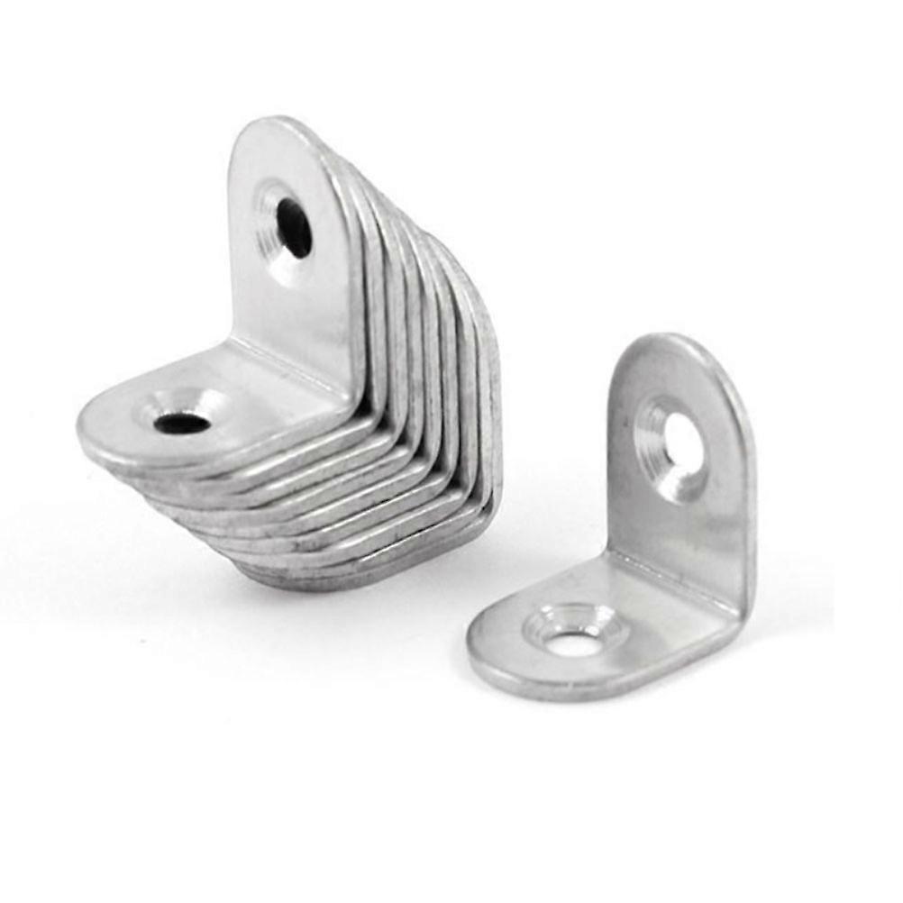 Small Corner Bracket L Shape Angle Bracket Factory Use Silver 30mm x 30mm x 16mm Corner Joint Strengthening 10Pack