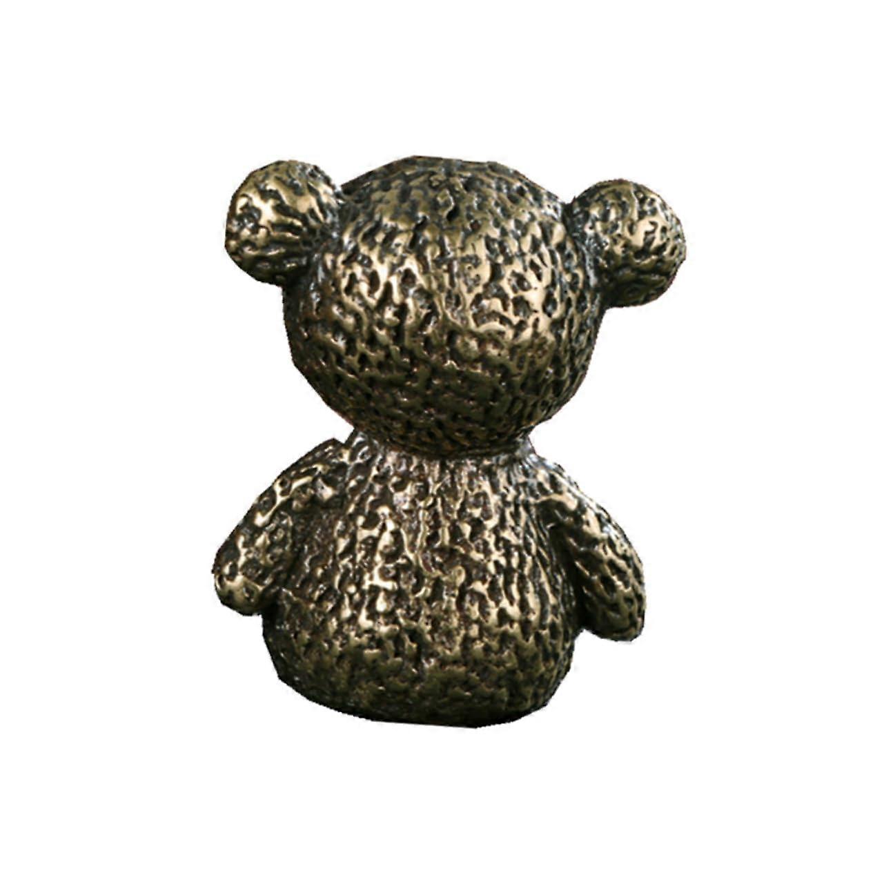 Bracket Light Brass Bears Wall Hanging Pendant Lamp with Air Nozzle Spark Plug Horn Plates and Mini Bear Chains