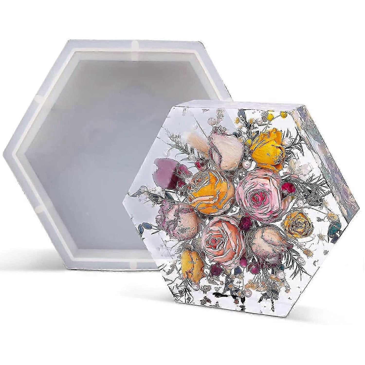 Large Silicone Resin Moulds (20x23x5cm) for Flower Preservation, Deep Moulds Suitable for Craft Projects
