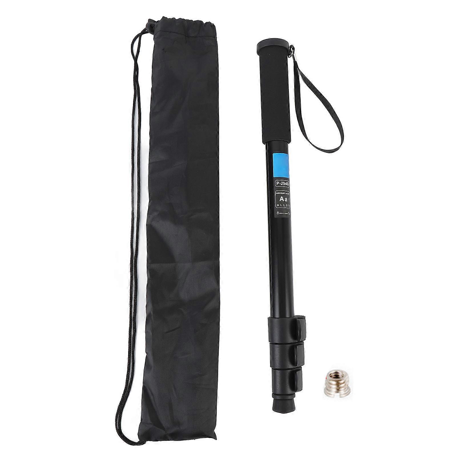 Portable Telescopic Camera Monopod - Aluminum, Quick Release, Versatile for DSLR & More