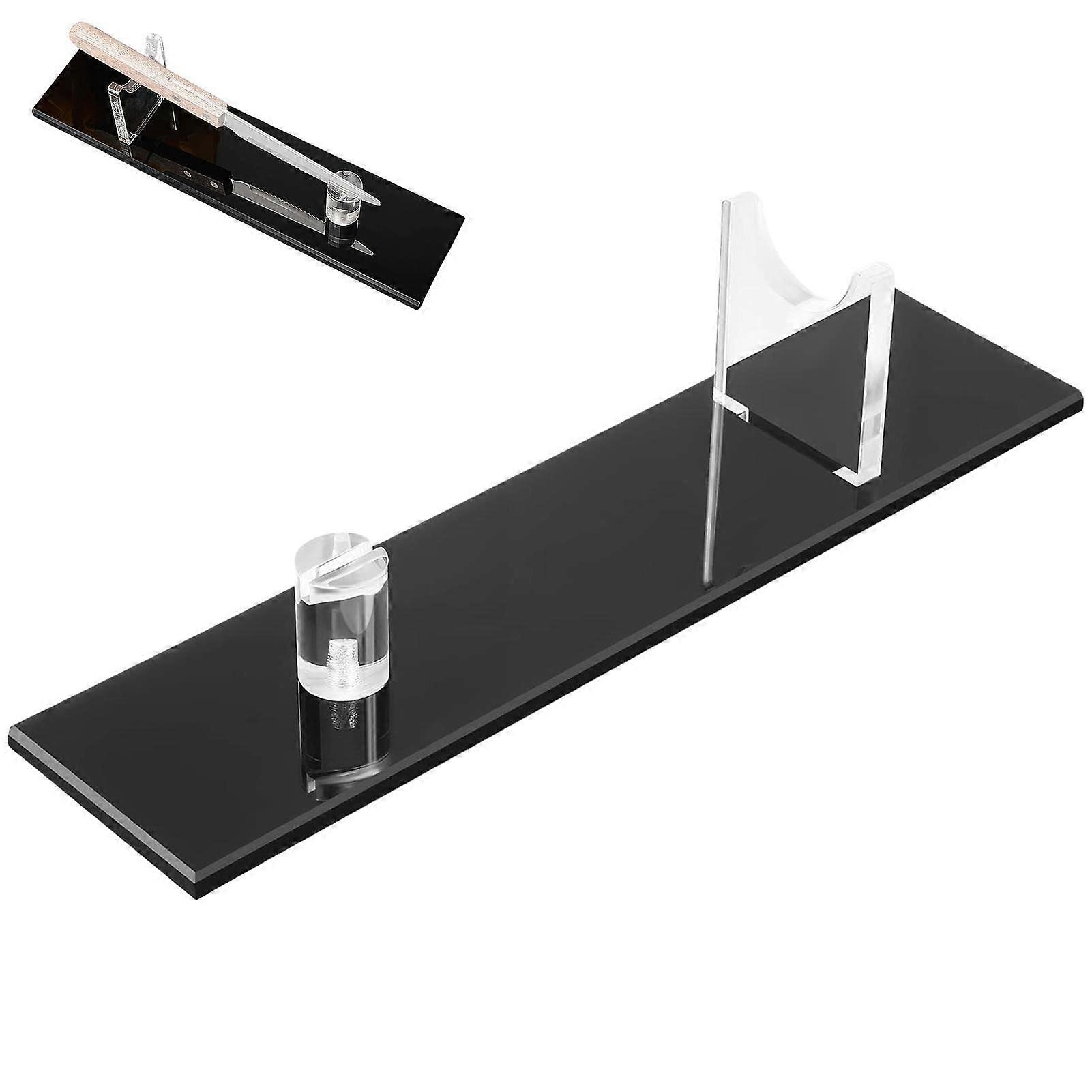 Acrylic Knife Display Stand  Clear Pocket Knife Holder, 10.51 x 2.52 x 2.52