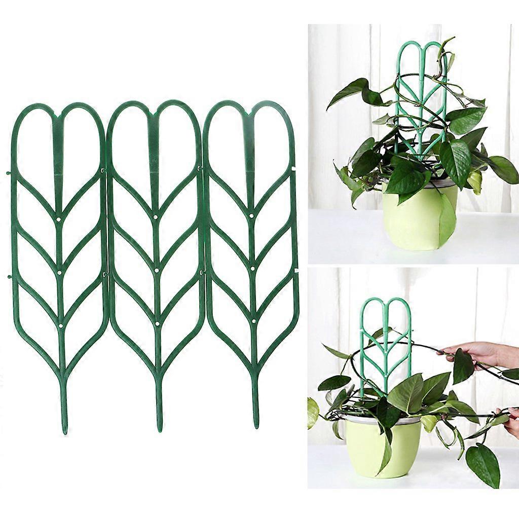 Flower Support Trellis for Pot Plants, 35.5x10 cm Lattice Design, Indoor Outdoor Use, 1 Set